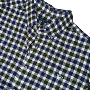 Fish Hippie Tailored‎ Fit Button Down Shirt Mens XL Gingham Plaid Long Sleeve